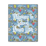 Welcome to School Wood Print - 11x14 (Personalized)