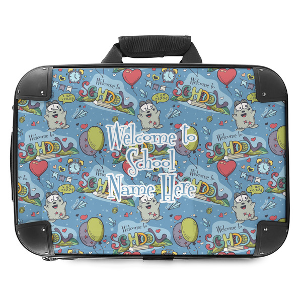 Custom Welcome to School Hard Shell Briefcase - 18" (Personalized)