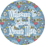 Welcome to School Multipurpose Round Labels - 2" (Personalized)