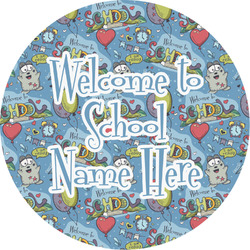 Welcome to School Multipurpose Round Labels - 2" (Personalized)