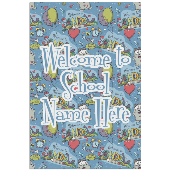 Custom Welcome to School Poster - Matte - 24x36 (Personalized)