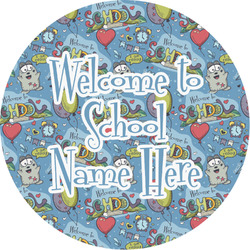 Welcome to School Multipurpose Round Labels - Custom Sized (Personalized)