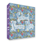 Welcome to School 3 Ring Binder - Full Wrap - 2" (Personalized)