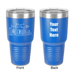 Welcome to School 30 oz Stainless Steel Tumbler - Royal Blue - Double-Sided (Personalized)