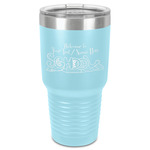 Welcome to School 30 oz Stainless Steel Tumbler - Teal - Single-Sided (Personalized)