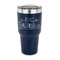 Welcome to School 30 oz Stainless Steel Ringneck Tumblers - Navy - FRONT