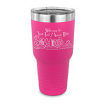 Welcome to School 30 oz Stainless Steel Tumbler - Pink - Single Sided (Personalized)