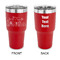 Welcome to School 30 oz Stainless Steel Ringneck Tumblers - Red - Double Sided - APPROVAL