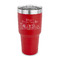 Welcome to School 30 oz Stainless Steel Ringneck Tumblers - Red - FRONT