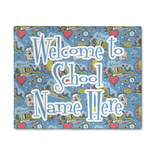 Custom Welcome to School 8' x 10' Patio Rug (Personalized)