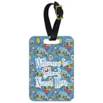 Welcome to School Metal Luggage Tag w/ Name or Text