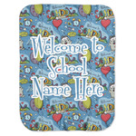 Welcome to School Baby Swaddling Blanket (Personalized)