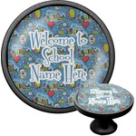 Welcome to School Cabinet Knob (Black) (Personalized)