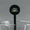 Welcome to School Black Plastic 7" Stir Stick - Round - Main