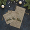 Welcome to School Burlap Gift Bags - LIFESTYLE (Flat lay)