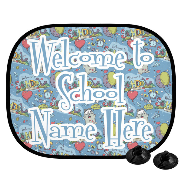 Custom Welcome to School Car Side Window Sun Shade (Personalized)