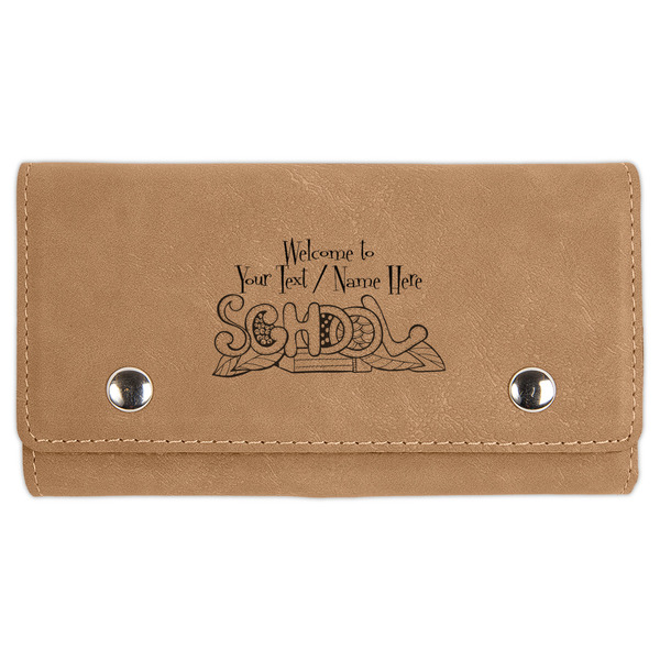 Custom Welcome to School Cards & Dice Set - Light Brown (Personalized)