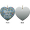 Welcome to School Ceramic Flat Ornament - Heart Front & Back (APPROVAL)