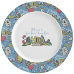 Welcome to School Ceramic Dinner Plates (Set of 4) (Personalized)