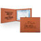 Welcome to School Leatherette Certificate Holder - Front and Inside (Personalized)