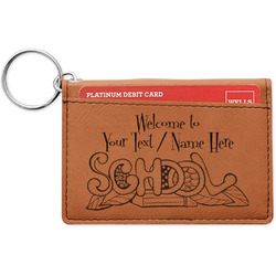 Welcome to School Leatherette Keychain ID Holder - Single Sided (Personalized)