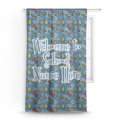 Welcome to School Curtain Panel - Custom Size (Personalized)