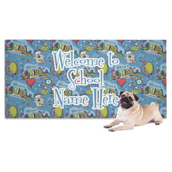 Welcome to School Dog Towel (Personalized)