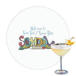 Welcome to School Printed Drink Topper (Personalized)