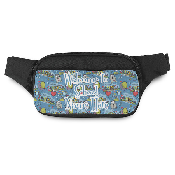 Custom Welcome to School Fanny Pack - Modern Style (Personalized)