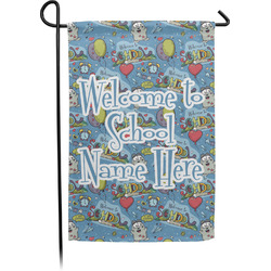Welcome to School Small Garden Flag - Double Sided w/ Name or Text