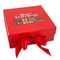 Welcome to School Gift Boxes with Magnetic Lid - Red - Front
