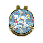 Welcome to School Golf Ball Marker - Hat Clip - Gold