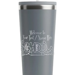 Welcome to School RTIC Everyday Tumbler with Straw - 28oz - Grey - Single-Sided (Personalized)