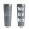 Welcome to School Grey RTIC Everyday Tumbler - 28 oz. - Front and Back