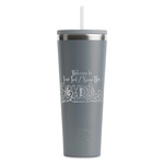 Welcome to School RTIC Everyday Tumbler with Straw - 28oz - Grey - Single-Sided (Personalized)