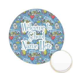 Welcome to School Printed Cookie Topper - 2.15" (Personalized)