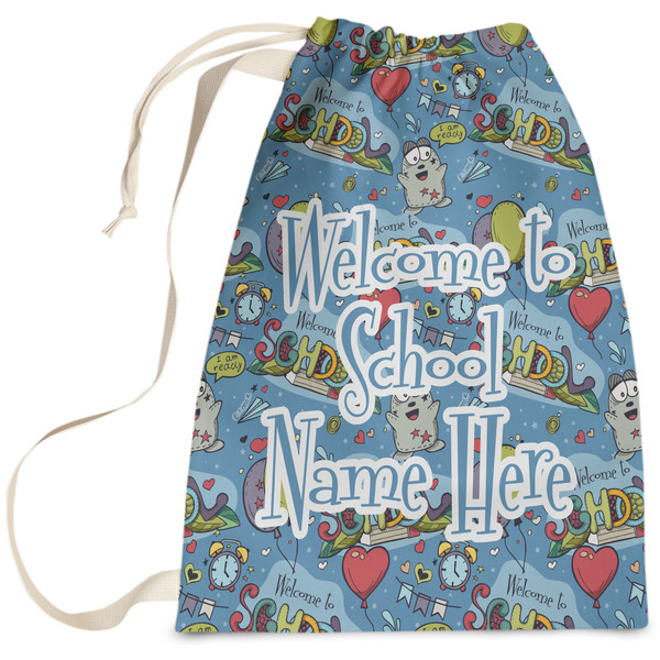 Custom Welcome to School Laundry Bag - Large (Personalized)