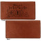 Welcome to School Leather Checkbook Holder Front and Back Single Sided - Apvl