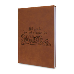 Welcome to School Leather Sketchbook - Small - Single Sided (Personalized)