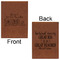 Welcome to School Leatherette Sketchbooks - Large - Double Sided - Front & Back View