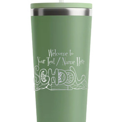 Welcome to School RTIC Everyday Tumbler with Straw - 28oz - Light Green - Double-Sided (Personalized)