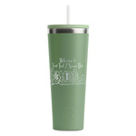 Welcome to School RTIC Everyday Tumbler with Straw - 28oz - Light Green - Single-Sided (Personalized)