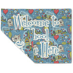 Welcome to School Double-Sided Linen Placemat - Single w/ Name or Text