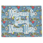 Welcome to School Single-Sided Linen Placemat - Single w/ Name or Text