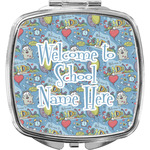 Welcome to School Compact Makeup Mirror (Personalized)