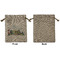 Welcome to School Medium Burlap Gift Bag - Front Approval