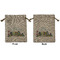 Welcome to School Medium Burlap Gift Bag - Front and Back