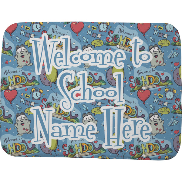 Custom Welcome to School Memory Foam Bath Mat - 48"x36" (Personalized)