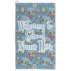Welcome to School Microfiber Golf Towel (Personalized)