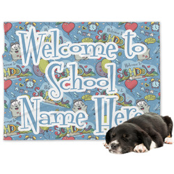 Welcome to School Dog Blanket - Large (Personalized)